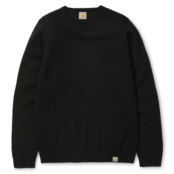 Carhartt Playoff Sweater Knitted, Black.