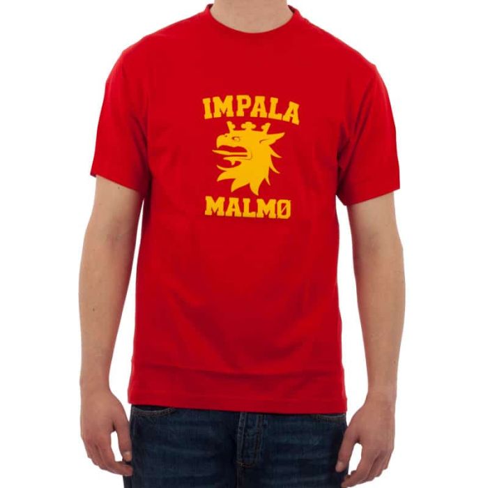 Impala Malmö Gripen Red Organic T-shirt.