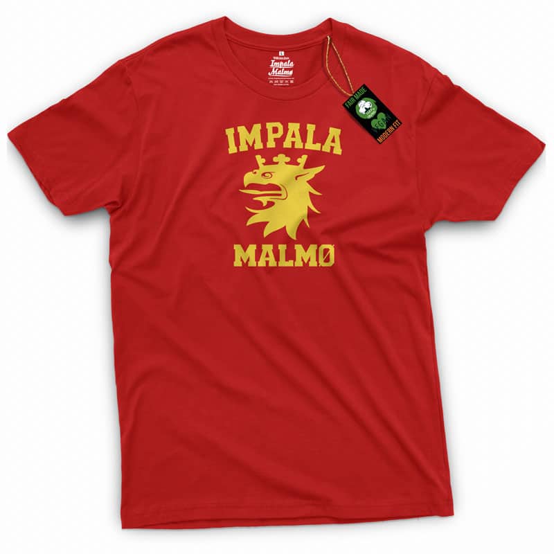 Impala Malmö Gripen Red Organic T-shirt.