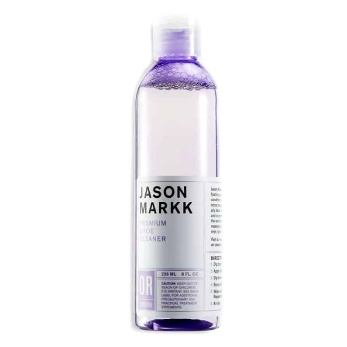 Jason Markk Premium Cleaner.