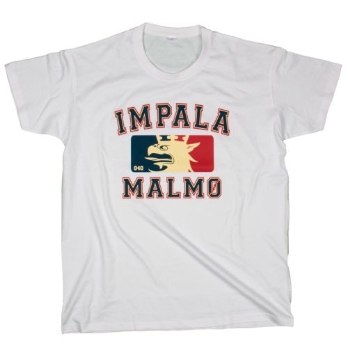 Impala Malmö NBA t-shirt i vit.