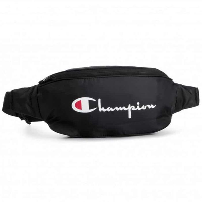 Champion Logo Belt Bag, Black.