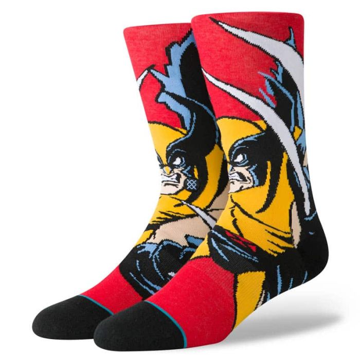 Stance Socks Wolverine X-Men, Red.
