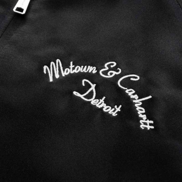 Carhartt WIP Motown Varsity Jacket, Black.