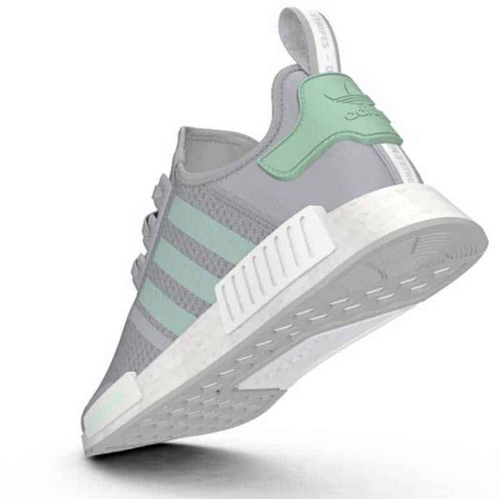 Adidas NMD-R1 Sneaker, Grey/Turquoise.