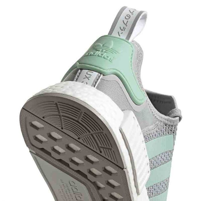 Adidas NMD-R1 Sneaker, Grey/Turquoise.