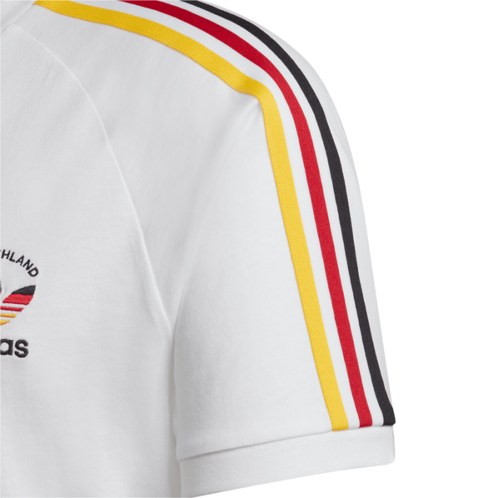 Adidas Originals Deutschland Stripes Tee, White.