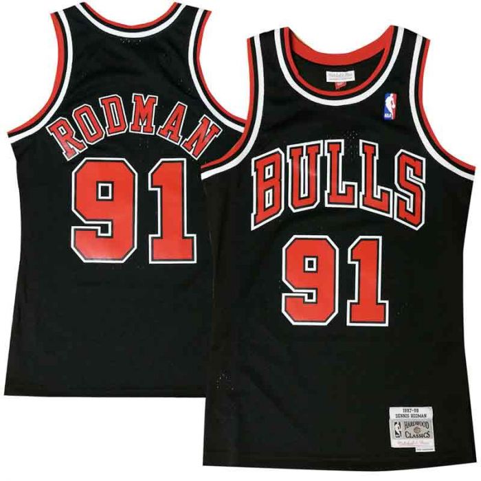 Mitchell & Ness Chicago Bulls Swingman, Black.
