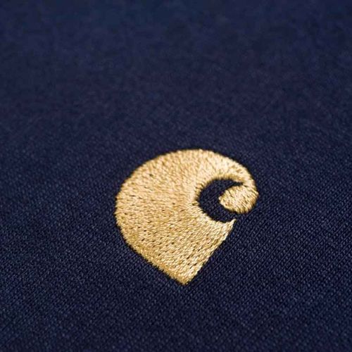 Carhartt Chase T-shirt Dark Navy.