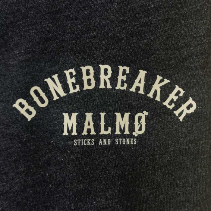 Impala Bonebreaker Chest T-shirt, Black Melange.