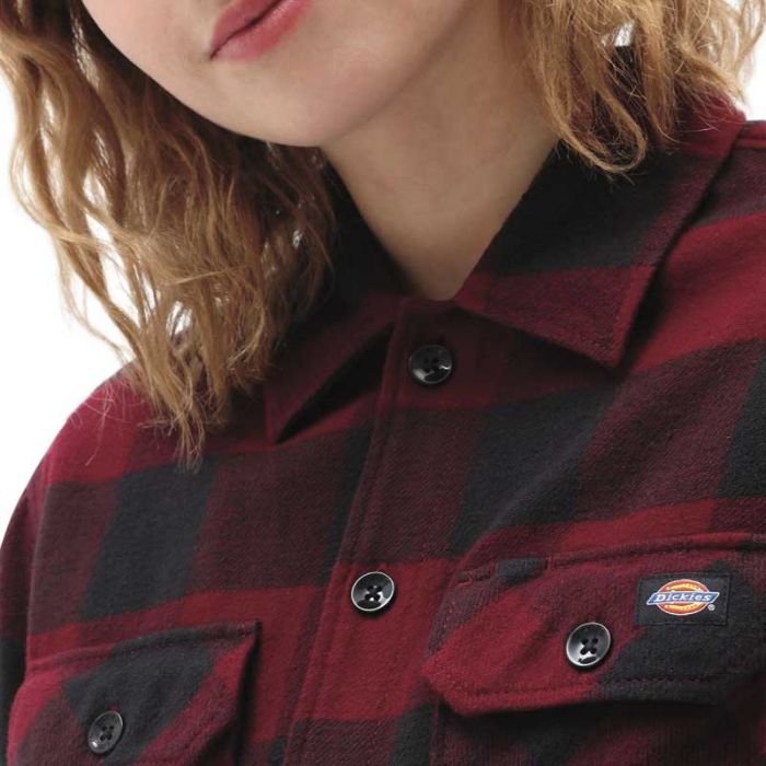 Dickies Sacramento Shirt Maroon.