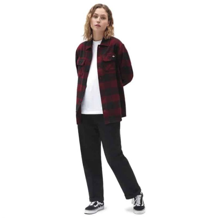 Dickies Sacramento Shirt Maroon.