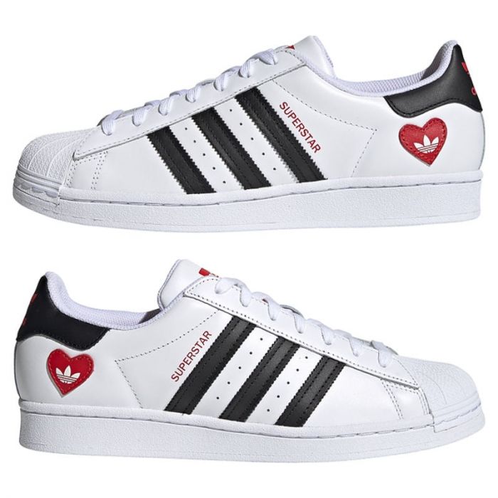 Adidas Originals Superstar Heart, White.