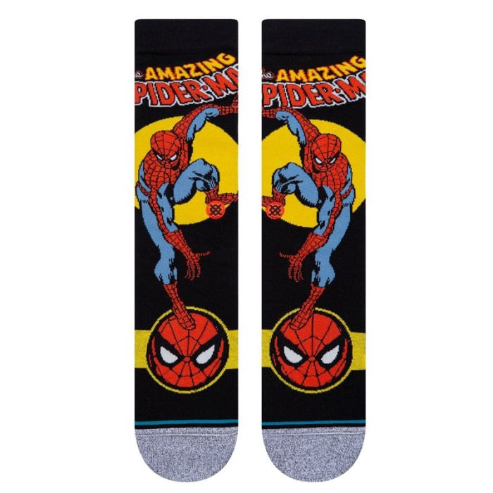 Stance Spider Man Marquee Socks, Black.
