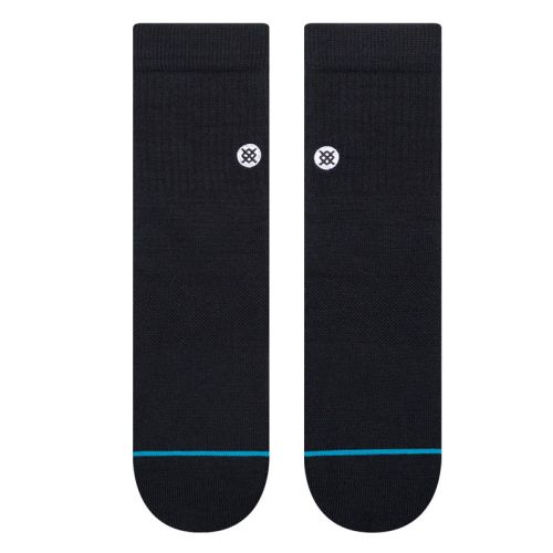 Stance Icon Quarter Socks, Black.