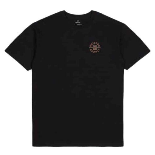 Brixton Supply Oath V T-shirt, Black.