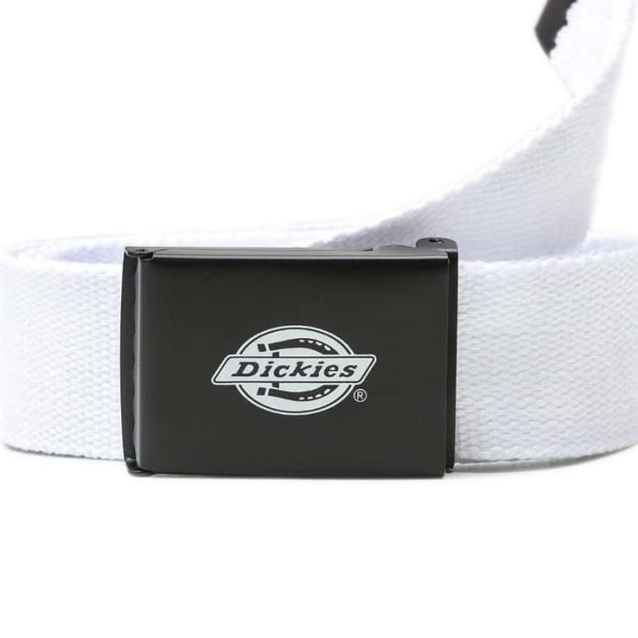 Dickies White Orcutt Clip Belt. 