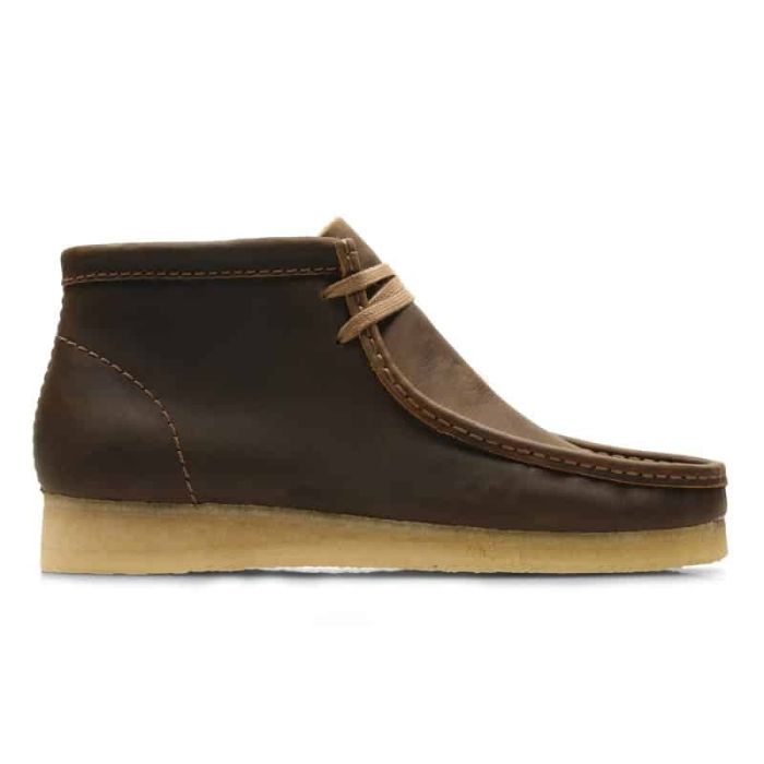 Clarks Wallabee Boot Beeswax, Leather.