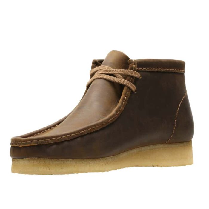 Clarks Wallabee Boot Beeswax, Leather.