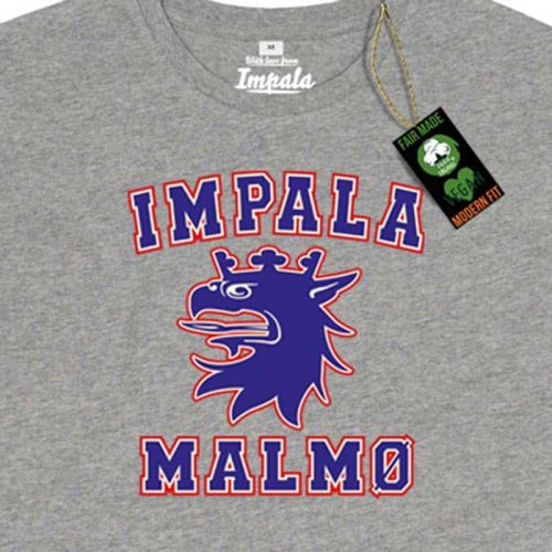 Impala Griffin Malmö Grey Melange T-shirt.