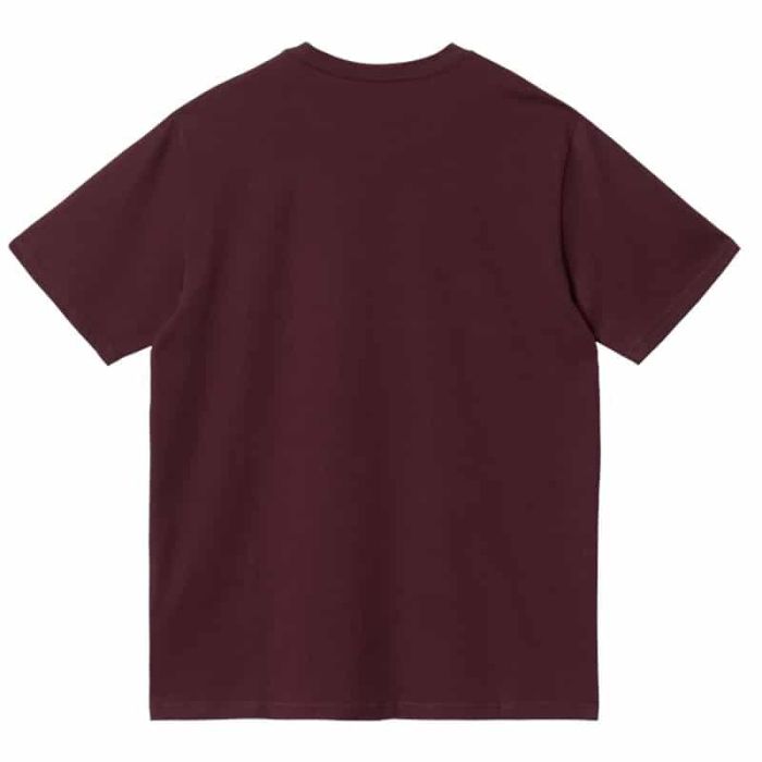 Carhartt Pocket T-shirt Wine Red.