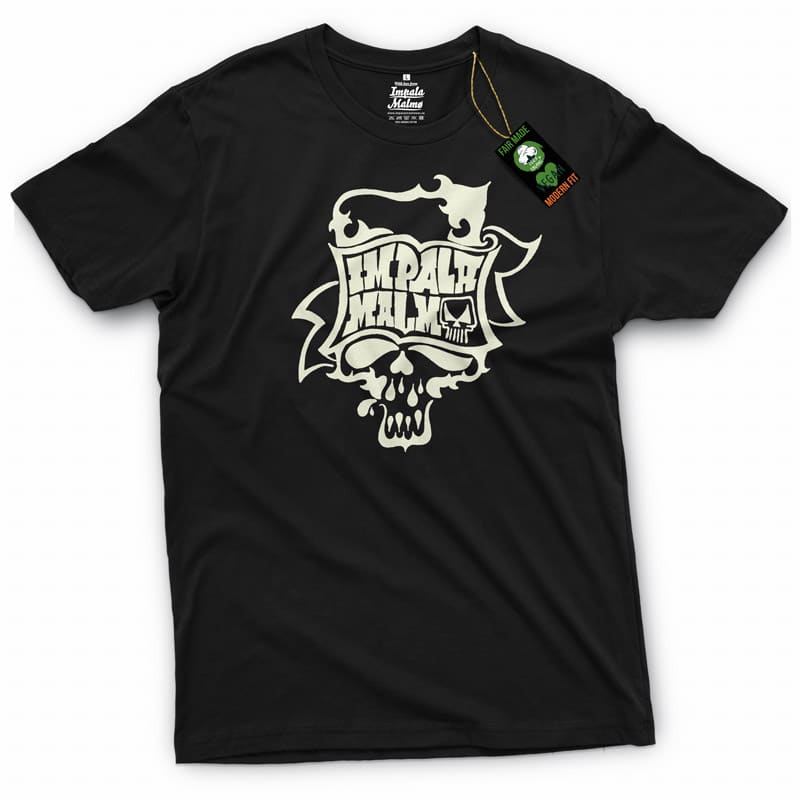 Impala Malmö Black Chicano Skull T-shirt.