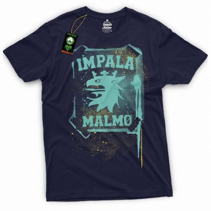 Impala Malmö Spray Navy T-shirt.