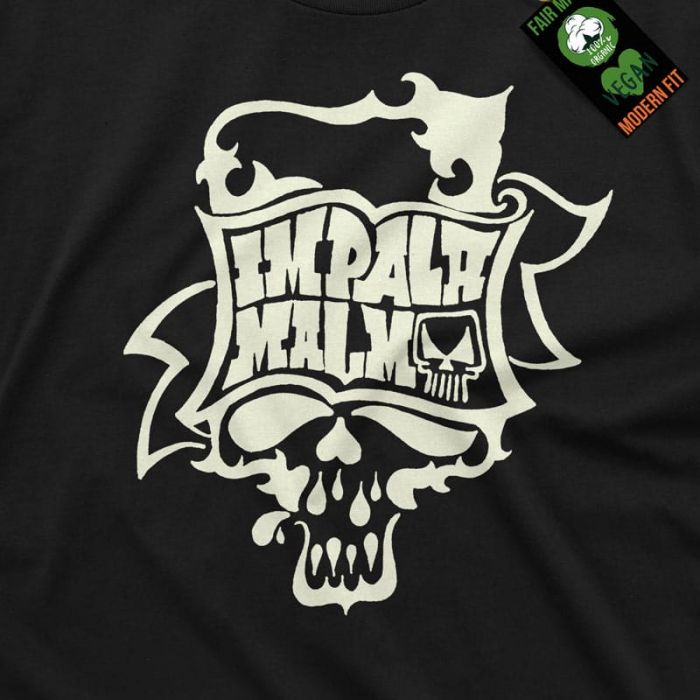 Impala Malmö Black Chicano Skull T-shirt.