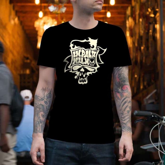 Impala Malmö Black Chicano Skull T-shirt.