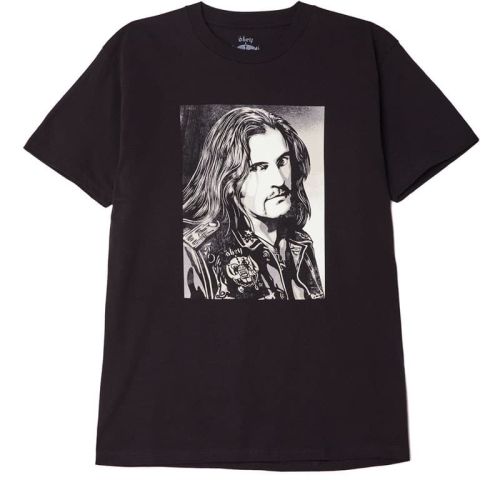 Obey Lemmy Classic T-shirt, Black.