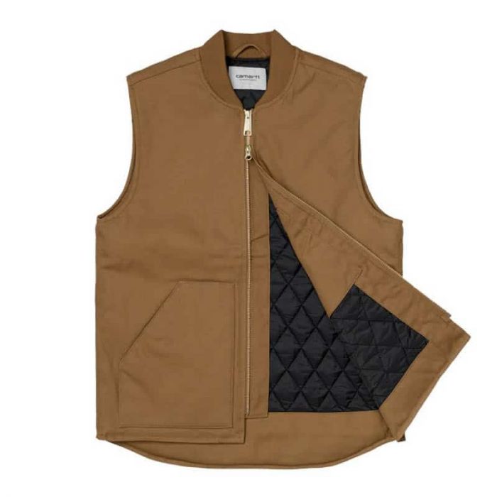 Carhartt Brown Organic Cotton Vest.
