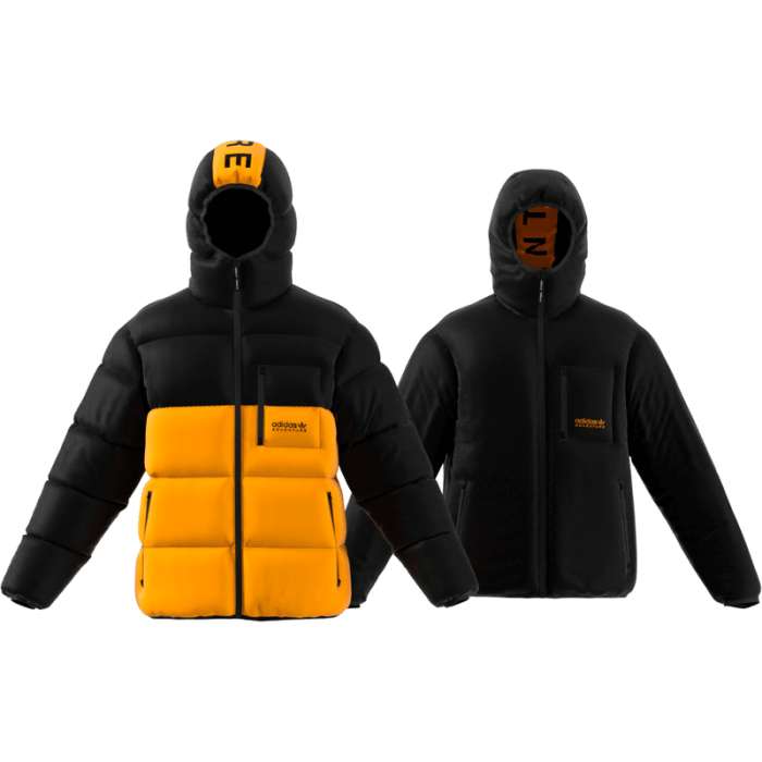 Adidas Adventure Reversible Puffer Jacket, Black.