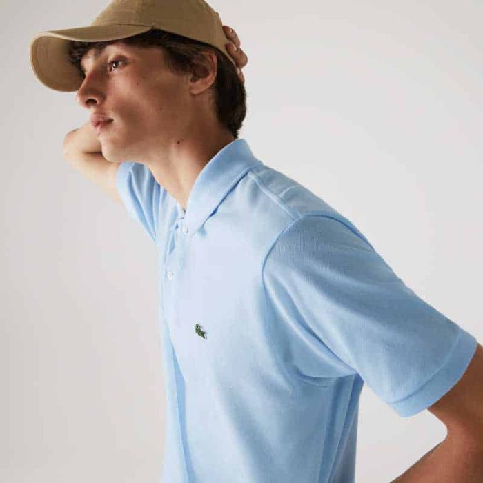 Lacoste Lightblue Polo Shirt, Classic Fit.