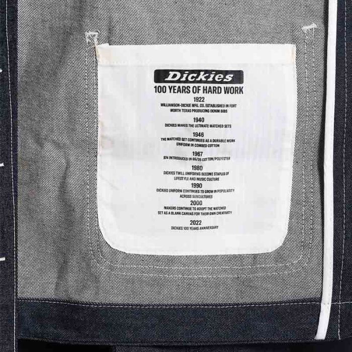 Dickies Denim Chore Jacket 100 Raw.