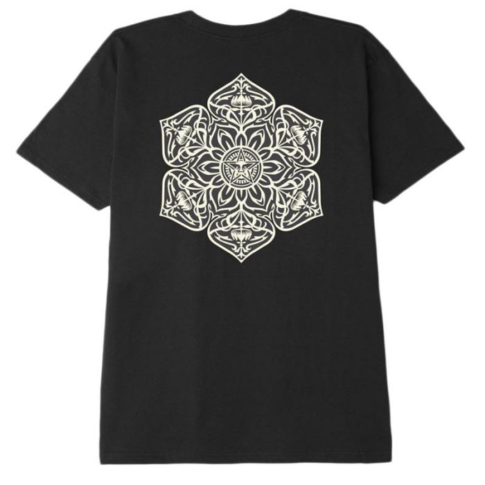 Obey Mandala T-shirt Black.