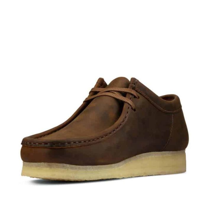 Clarks Wallabee Shoe Beeswax Leather.