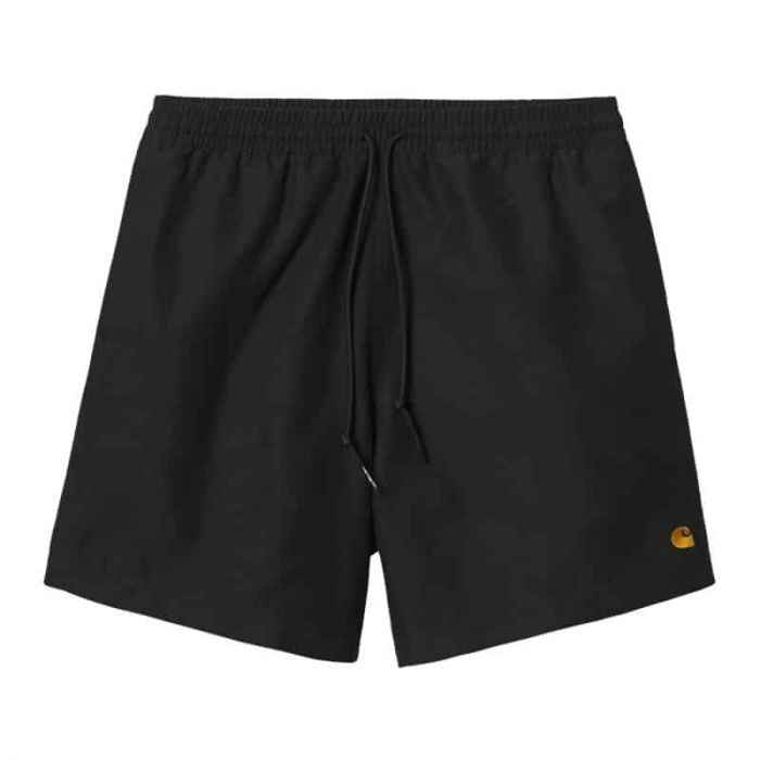 Carhartt Black Chase Swim Trunk.