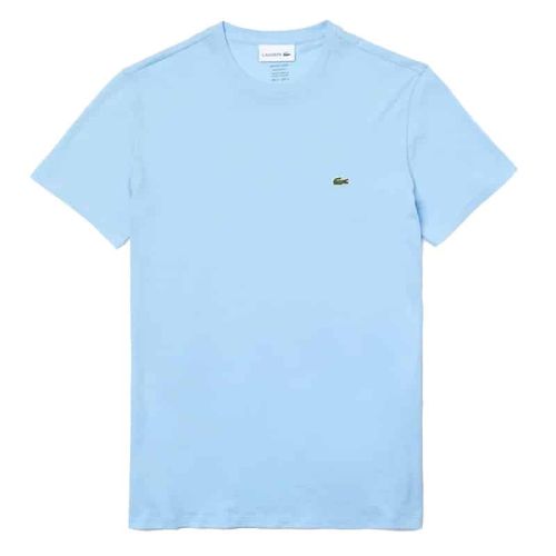 Lacoste T-shirt Blue Pima Cotton.