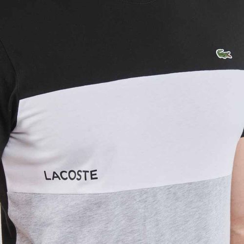 Lacoste Block T-shirt Black.