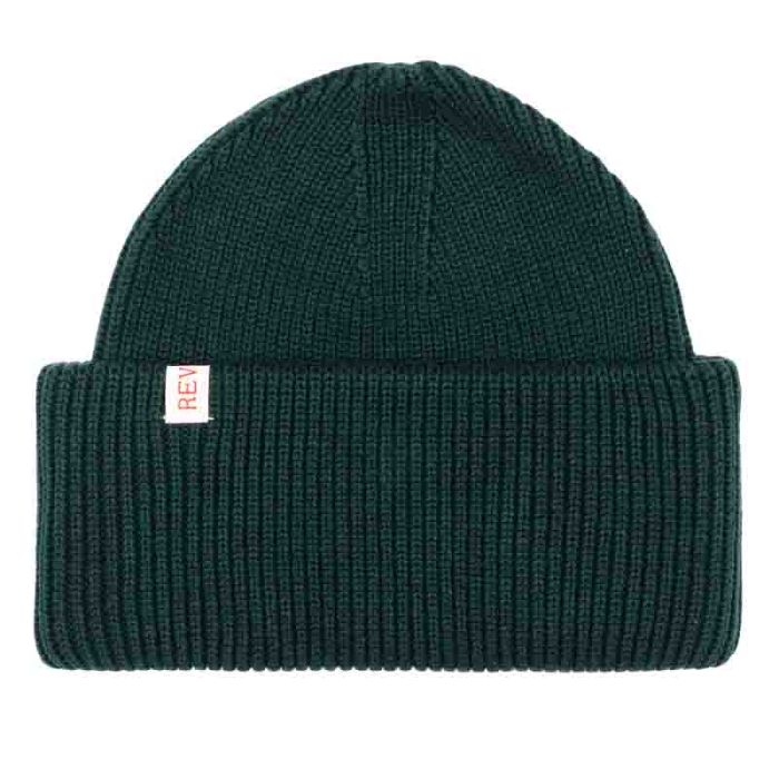 Revolution Green Beanie Big Fold.