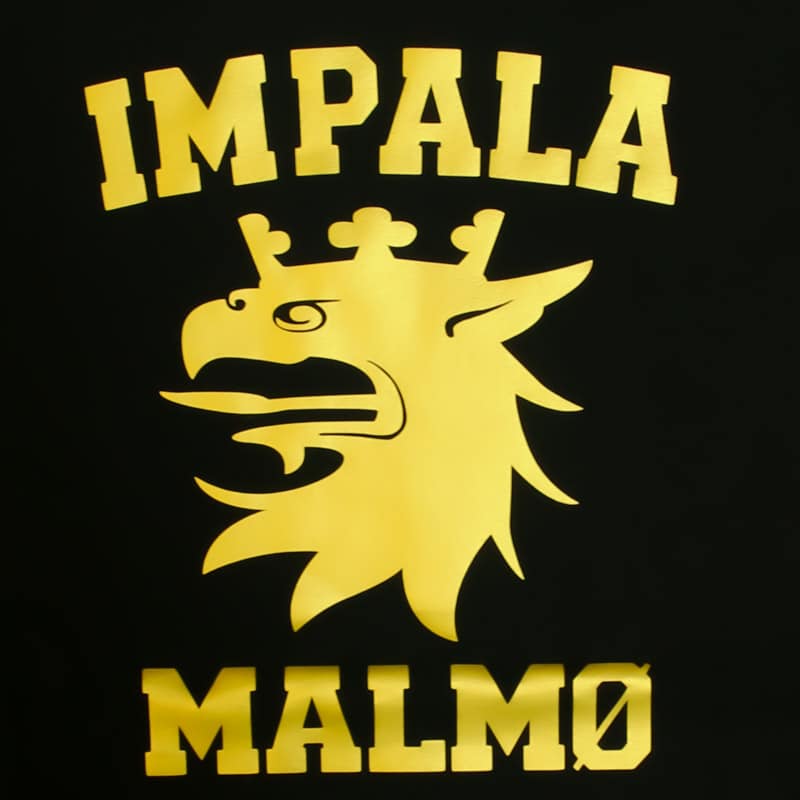 Impala-Malmö Gripen T-shirt Black-Gold.