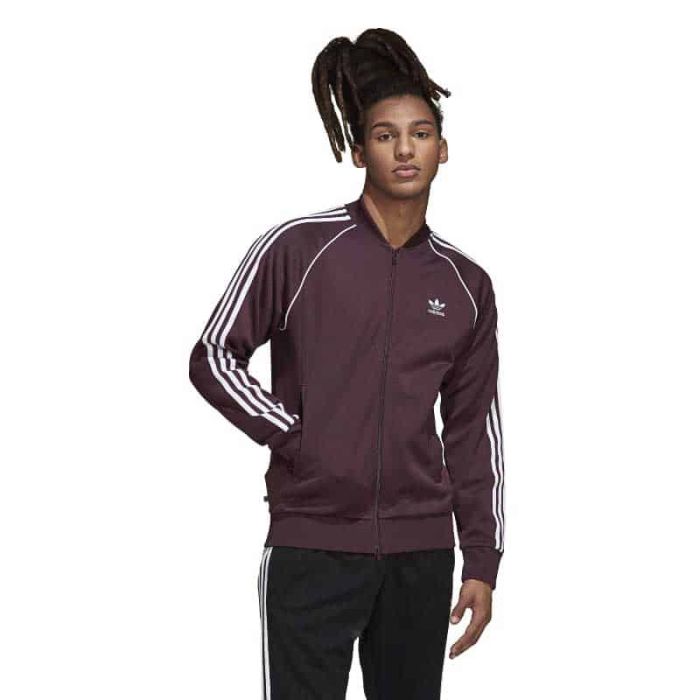 Adidas Adicolor SST/Track-Jacket Maroon.