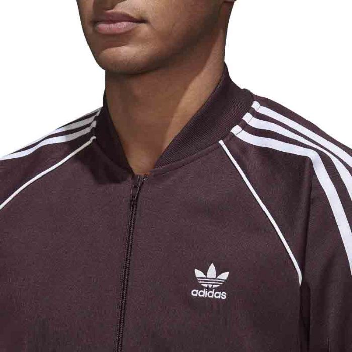 Adidas Adicolor SST/Track-Jacket Maroon.