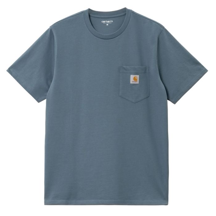 Carhartt Pocket T-shirt Storm-Blue.