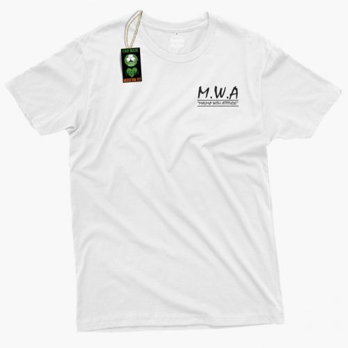 MWA Chest Logo T-shirt, White.