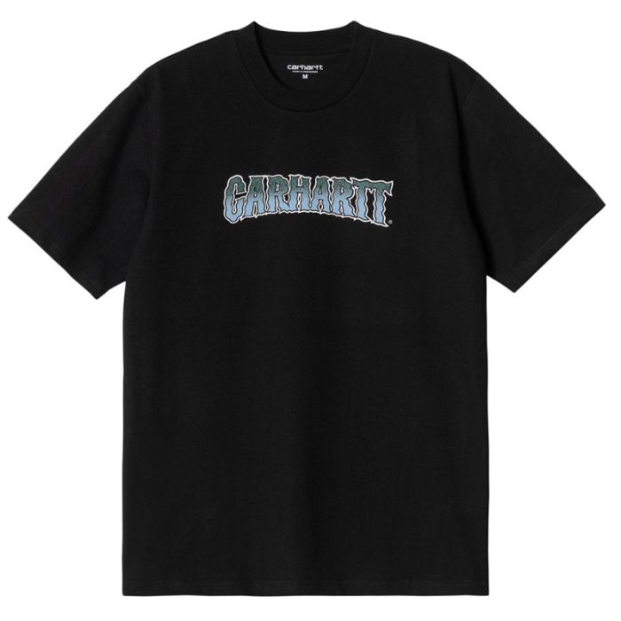Carhartt Slow Script T-shirt, Black.
