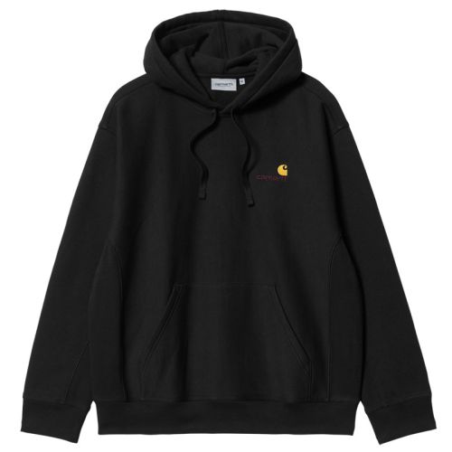 Carhartt American Script Black Hoodie.