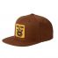 Brixton Homer Snapback Sepia.