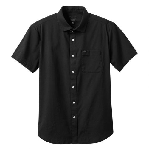 Brixton Charter Oxford Shirt Black.