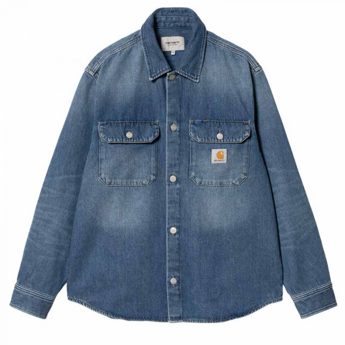 Carhartt Harvey Shirt Blue.